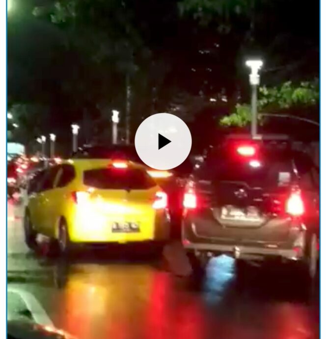 
 Viral Sopir Fortuner Ngamuk Lakukan Perusakan, Mobil Brio Kuning Milik Ari Jadi Sasaran