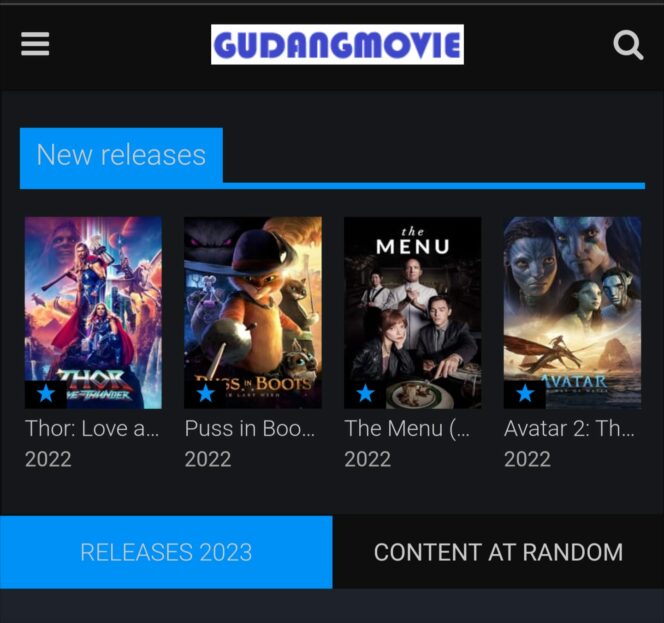 
 Gudangmovie – Situs Nonton Film Terbaik dengan Kualitas HD