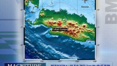 Gempa Bumi 2,2 Magnitudo 1 Februari 2023 Bikin Kaget Warga