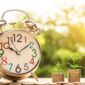clock, money, growth