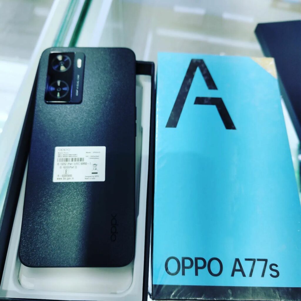 Spesifikasi Oppo A77s: Layar IPS LCD 90Hz, Kamera Ganda 50 MP, Baterai 5000 mAh