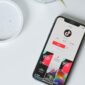 iphone xs on white table
