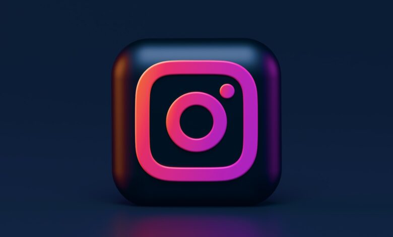 blue and red square logo
