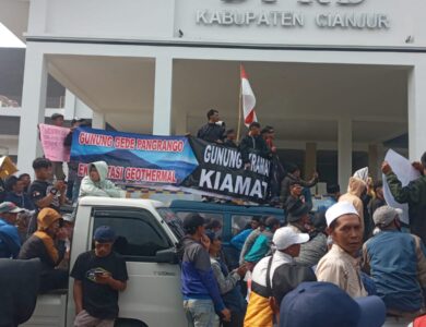 Aliansi Masyarakat Gunung Gede Pangrango Tolak Proyek Geothermal di Cianjur
