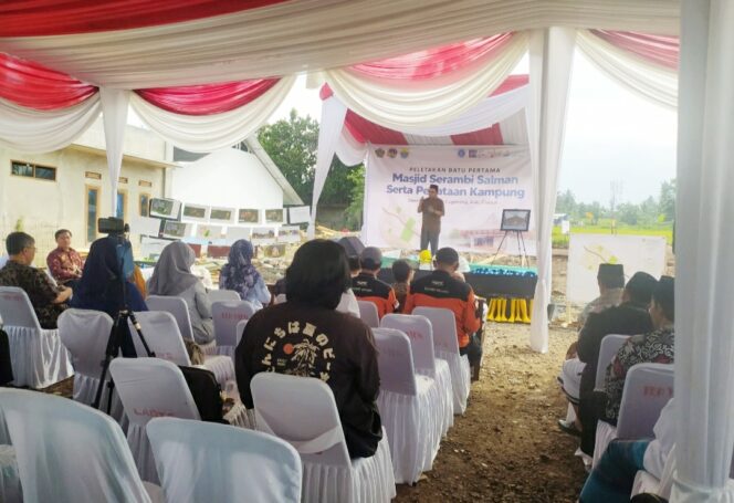 
 LPPM ITB Bareng Rumah Amal Salman Bangun Masjid Desain Unik dan Menata Kampung di Lokasi Gempa Desa Gasol