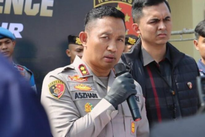 
 Kapolres Cianjur AKBP Aszhari Kurniawan perintahkan tembak ditempat geng Motor yang mengancam keselamatan warga. (cianjurupdate.com/istimewa)