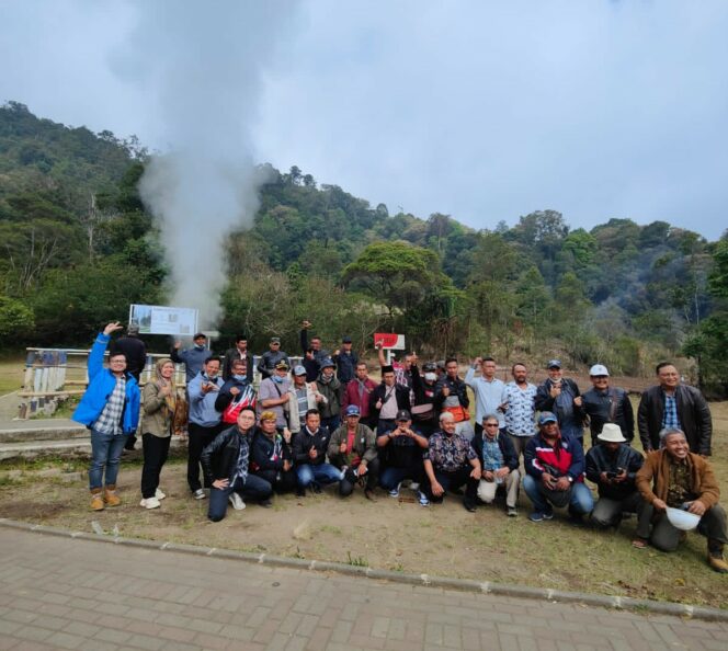 
 PT Daya Mas Geopatra Pangrango Bawa Puluhan Unsur Masyarakat Pacet Cipanas Studi Banding ke Kamojang