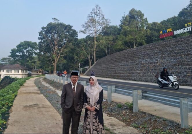 
 Bupati Cianjur H Herman Suherman bersama istri