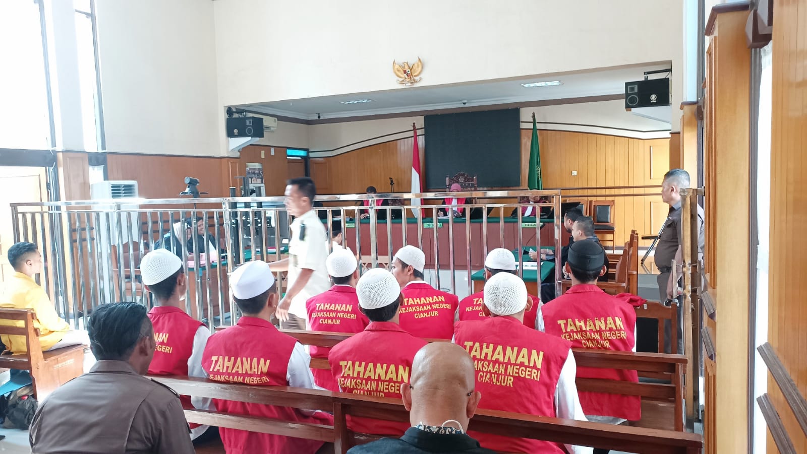 Dua Dari Tujuh Tahanan Kabur di Cianjur Divonis 5 Tahun Penjara