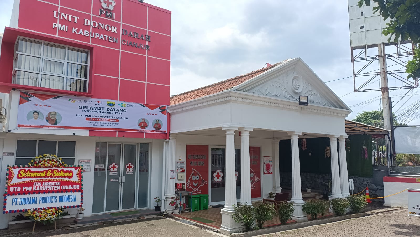 Kantor UTD PMI Kabupaten Cianjur. Foto: Istimewa