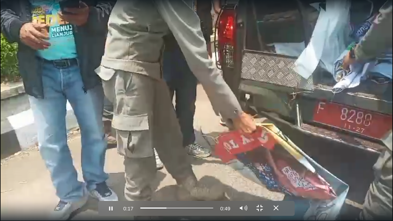 Penjelasan Bawaslu Cianjur Terkait Pencabutan Alat Peraga Kampanye Deden Nasihin - dr Efa oleh Satpol PP