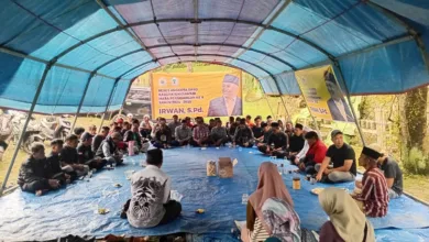Anggota DPRD Cianjur, Irwan menggelar reses di Kampung Cariu, Cugenang.