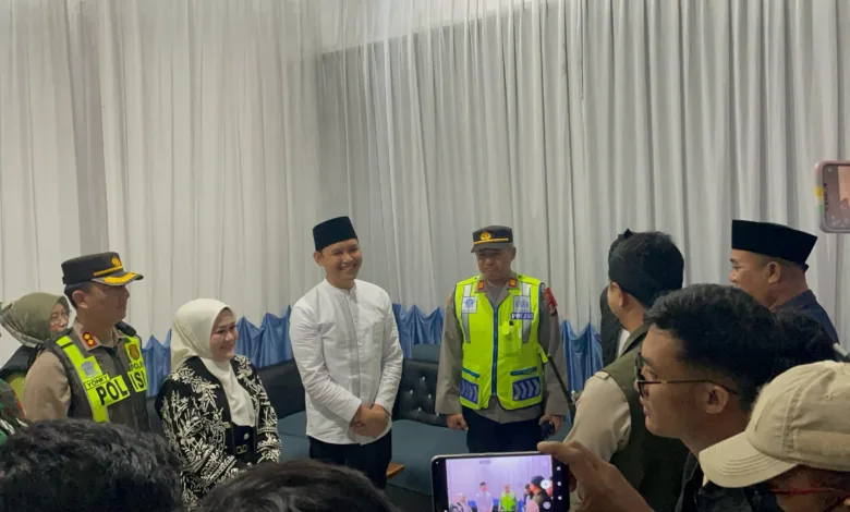Bupati Cianjur, dr Mohammad Wahyu Ferdian, sidak pospam mudik di Rancagoong, Tugu Gentur, dan Ramayana untuk pastikan fasilitas pemudik aman.