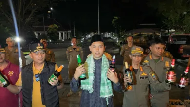 Satpol PP Cianjur kembali menggelar razia minuman beralkohol di enam kecamatan.