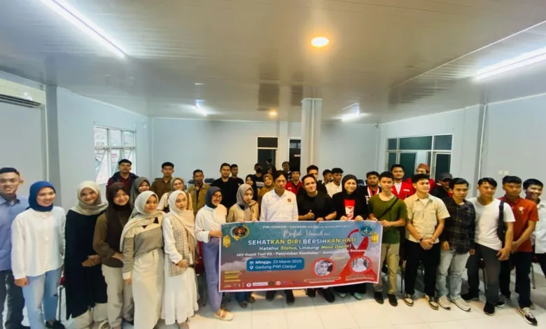 PWI Cianjur dan Yayasan Assuluk Insan Madani berkolaborasi dalam Ramadhan Sehat untuk menekan kasus HIV di Cianjur melalui tes dan penyuluhan kesehatan