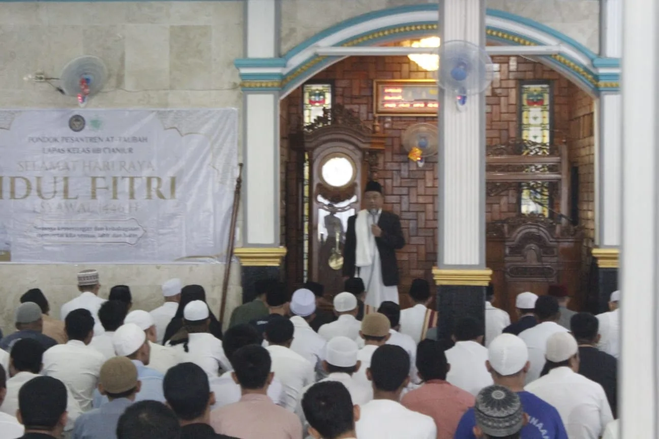Ratusan napi di Cianjur dapat remisi Lebaran 2025, dua di antaranya bebas langsung.