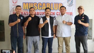 Dukungan Penuh Lewat Aklamasi, Ganjar Ramadhan Resmi Jadi Ketua PERBASI Cianjur