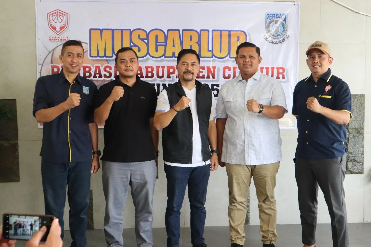 Dukungan Penuh Lewat Aklamasi, Ganjar Ramadhan Resmi Jadi Ketua PERBASI Cianjur
