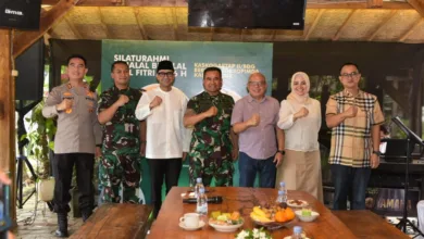 Kaskogartap II/Bdg melaksanakan halalbihalal di Cianjur, dihadiri Forkopimda dan Wakil Bupati.