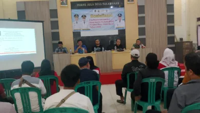 Desa Sukamanah Cianjur berpartisipasi dalam sosialisasi pra penilaian seleksi Desa Sadar Hukum Jabar 2025.
