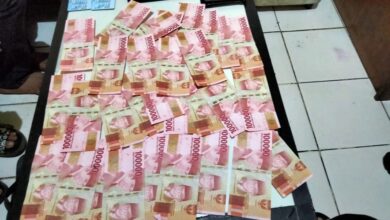 Polisi Cianjur meringkus tiga pengedar uang palsu yang beraksi di Takokak, Sukanagara, & Kadupandak.