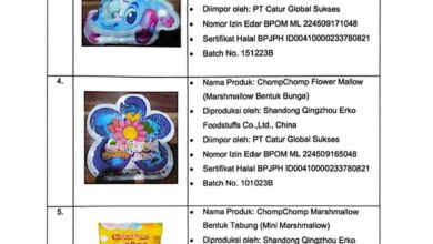 Inilah daftar sembilan produk makanan olahan, termasuk yang berlabel halal, yang terindikasi mengandung unsur babi (B2) berdasarkan hasil uji laboratorium BPJPH dan BPOM.