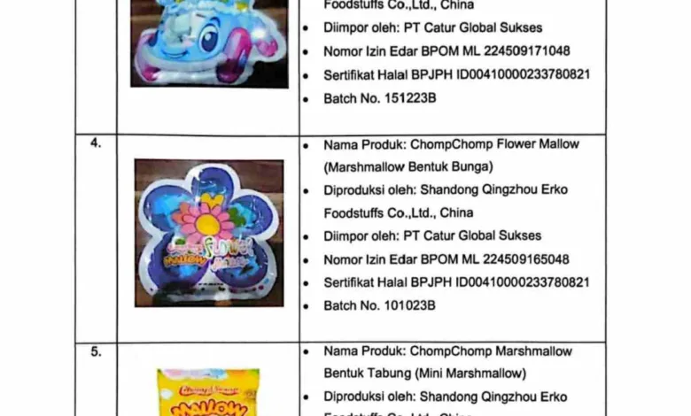 Inilah daftar sembilan produk makanan olahan, termasuk yang berlabel halal, yang terindikasi mengandung unsur babi (B2) berdasarkan hasil uji laboratorium BPJPH dan BPOM.