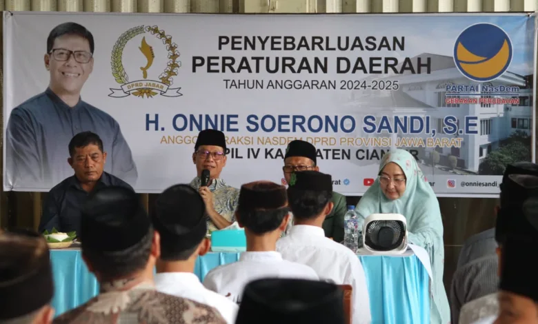 Anggota DPRD Jawa Barat Fraksi NasDem, Onnie S Sandi