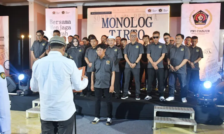 Jaga Marwah Profesi, Pengurus PWI Cianjur Resmi Dilantik