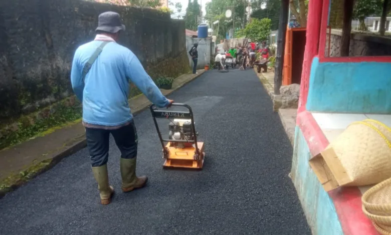 Desa Ciloto Panen Aspirasi Dewan Cianjur, Usep Setiawan Tebar 8 Jalan Lingkungan Habiskan Ratusan Juta