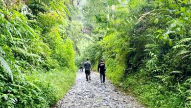 Salah satu potret kondisi jalan rusak yang menjadi target perbaikan Pemkab Cianjur.