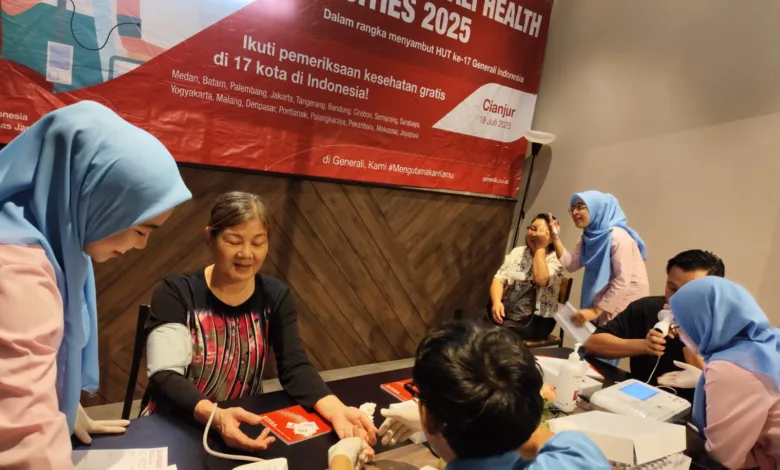 Komitmen Tinggi pada Kesehatan Masyarakat Indonesia, di HUT ke-17 Generali Indonesia Gelar Generali Health Cities Hadir di 17 Kota di Nusantara