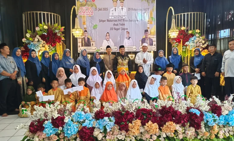SDN Gayam Konsisten Tebar Kebaikan di Muharram, Santuni Puluhan Yatim dan Duafa