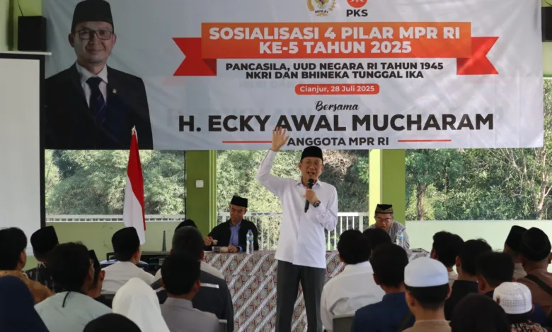 Sosialisasi 4 Pilar MPR RI H. Ecky Awal Mucharam: Perkuat Peran Guru dan Tenaga Pendidik