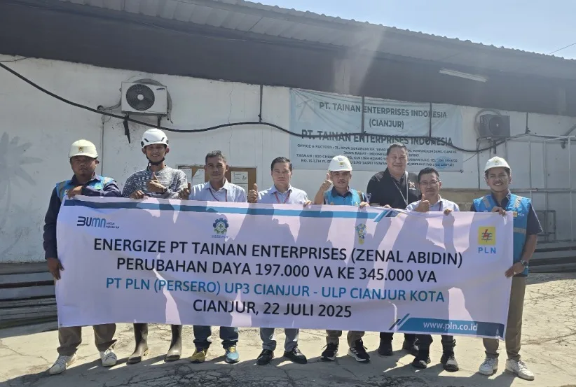 Jelang HUT RI ke-80, PLN Cianjur Dukung Industri Garmen untuk Kemajuan Ekonomi Daerah