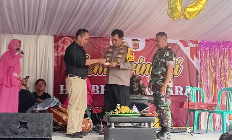 Polsek Cugenang Peringati HUT Bhayangkara ke-79, Kompol Usep Nurdin Polri Harus Semakin Dekat dengan Masyarakat