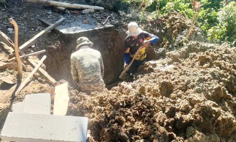 proses pengerjaan tangki septik terintegerasi