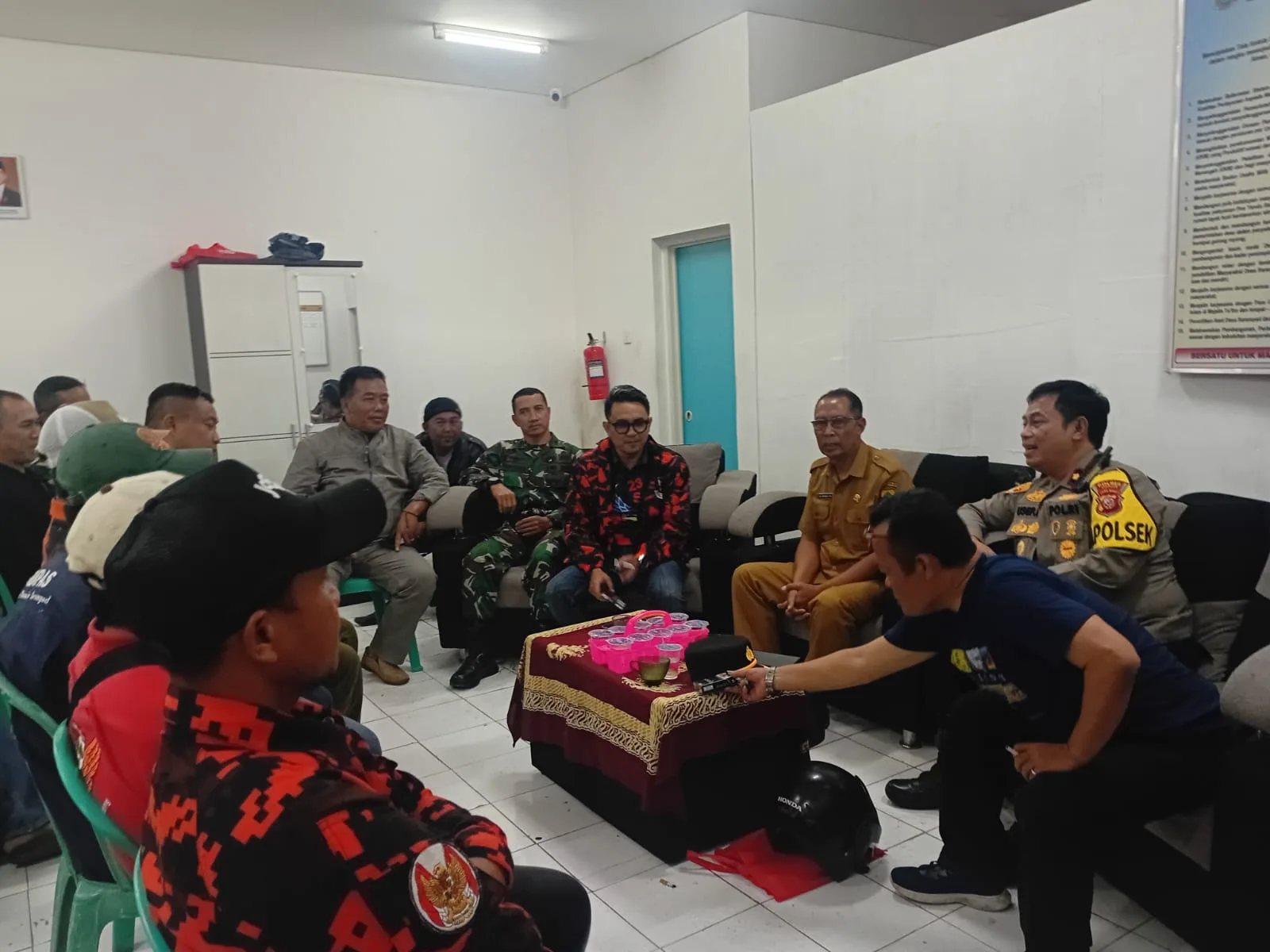 Dicatut Nama, PP PAC Cugenang Lakukan Audensi Tolak Transaksi Pinjaman di Desa Sarampad