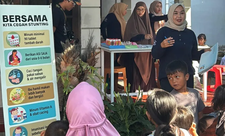 Tekan Angka Stunting, Puskesmas Sukanagalih Kolaborasi Bareng Yayasan Usaha Mulia Konsisten Jalankan 'SAYUR KEPITING'