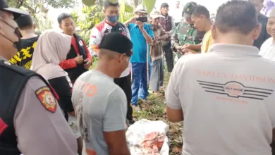 Warga Ciranjang, Cianjur, menemukan mayat bayi laki-laki di aliran sungai.