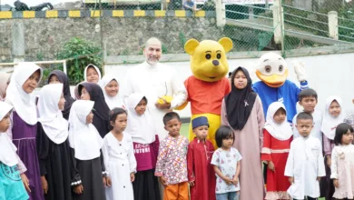 Yayasan Syekh Ali Jaber merayakan HUT ke-80 RI dengan menggelar santunan dan aneka lomba untuk 87 anak yatim