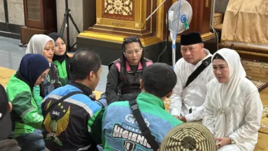 Ketua DPRD Cianjur Metty Triantika Hadiri Doa Bersama, Apresiasi Sikap Solidaritas Ojol
