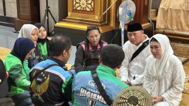 Ketua DPRD Cianjur Metty Triantika Hadiri Doa Bersama, Apresiasi Sikap Solidaritas Ojol