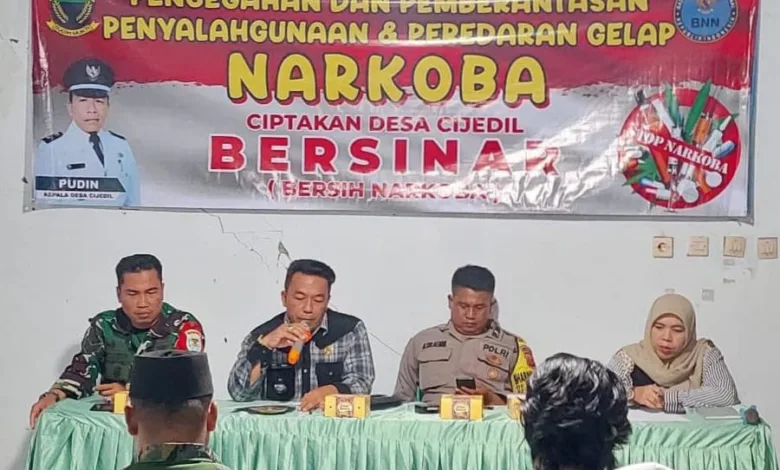 Desa Cijedil Adakan Sosialisasi Pencegahan Narkoba, Wujudkan Komitmen Menuju Desa 'Bersinar'