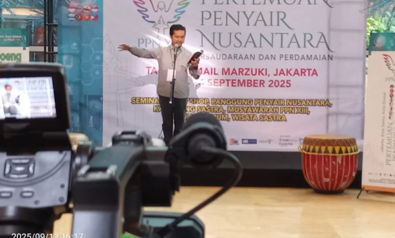 Penyair Ihsan Subhan Ikuti Pertemuan Penyair Nusantara ke-13 di Jakarta