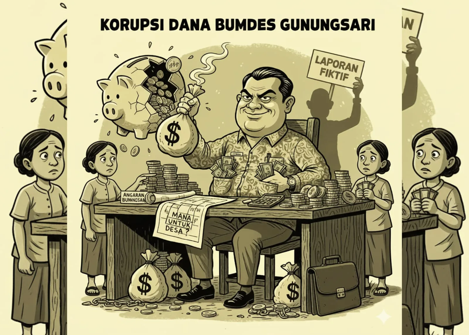 Dugaan Korupsi BUMDes Gunungsari Sukanagara Mencuat, Kerugian Ditaksir Capai Rp 120 Juta