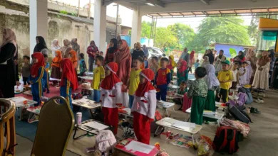 Lomba Mewarnai PAUD/TK Meriahkan Hari Kunjung Perpustakaan dan Bulan Gemar Membaca di Cianjur