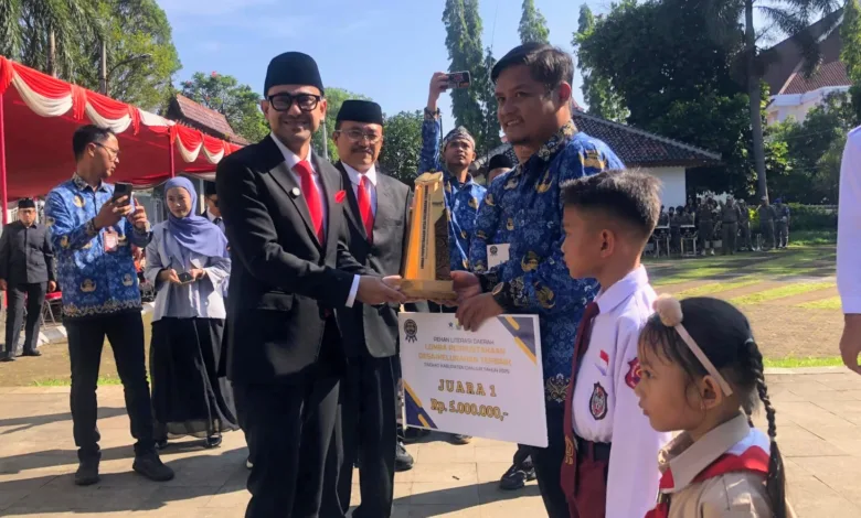 Desa Sukamanah Cugenang Makin Gembira, Raih Juara I Lomba Perpustakaan 2025