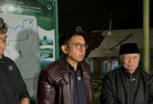 Menteri Kebudayaan Fadli Zon secara resmi membuka proyek pemugaran Situs Cagar Budaya Gunung Padang di Cianjur, Rabu (8/10/2025). (Foto: vito)