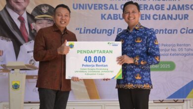 Pemkab Cianjur Luncurkan Universal Coverage Jamsostek, Targetkan 40.000 Pekerja Rentan